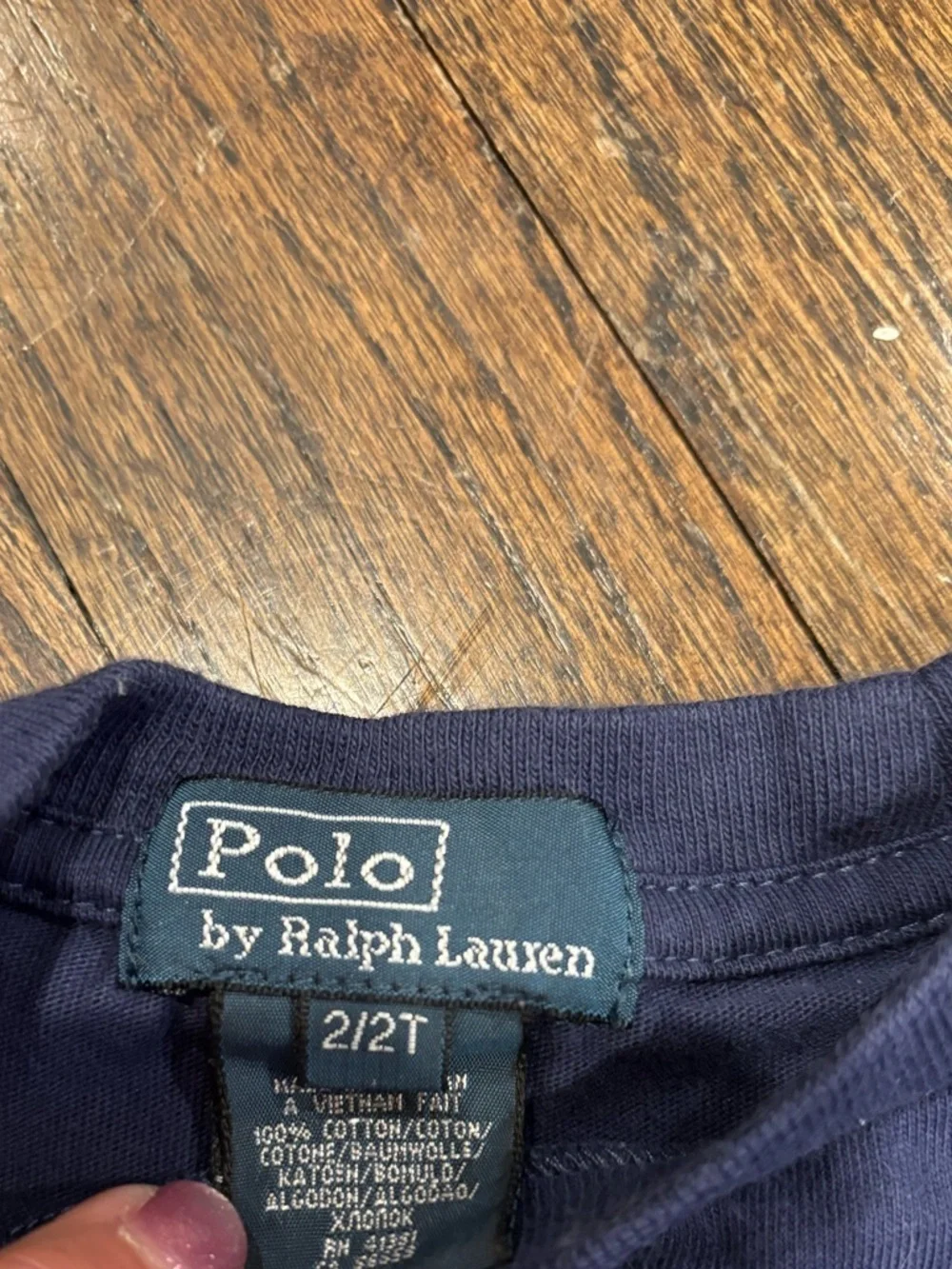 Ralph Lauren Navy and White 'POLO 67' Boys Short Sleeve Tee size 2T
